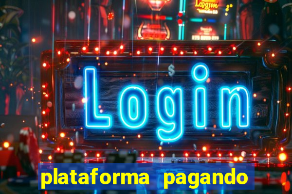 plataforma pagando no cadastro